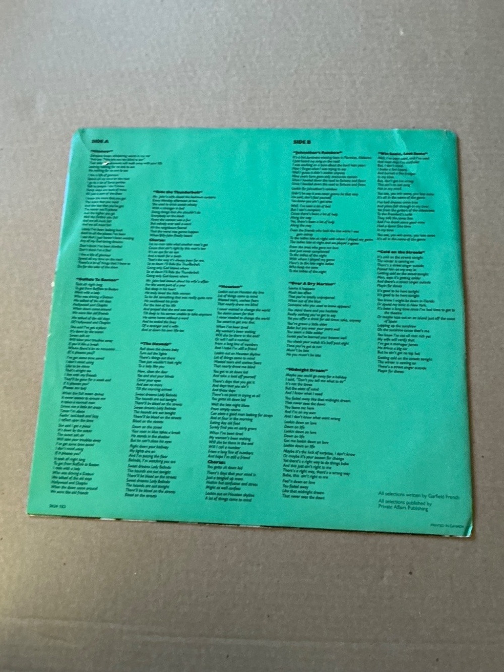 Garfield Reason To Be Vinyl Polydor 1979 - Picture 9 of 13